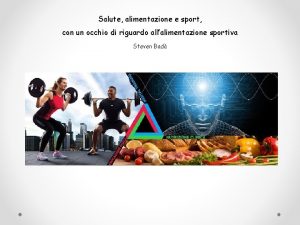 Salute alimentazione e sport con un occhio di