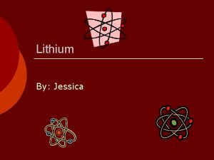 Lithium By Jessica Lithium Chemicool Periodic Table http