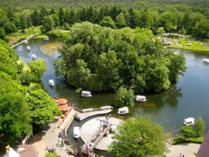 Lentre du parc Efteling Lembl eme de parc