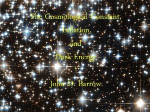 The Cosmological Constant Inflation and Dark Energy John