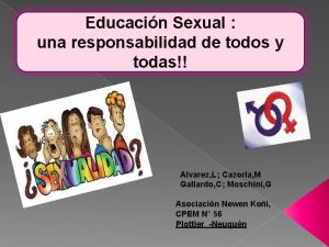 Educacin Sexual una responsabilidad de todos y todas