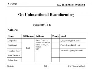 Nov 2019 doc IEEE 802 11 192032 r