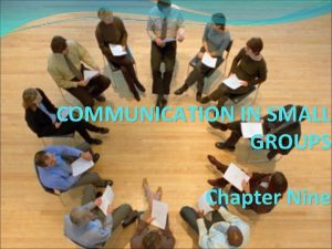 COMMUNICATION IN SMALL GROUPS Chapter Nine POWER DEFINED