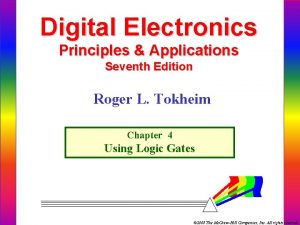 Digital Electronics Principles Applications Seventh Edition Roger L