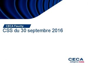 CECA Feuchy CSS du 30 septembre 2016 CECA