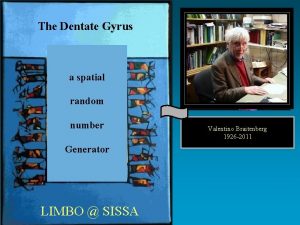 The Dentate Gyrus a spatial random number Generator