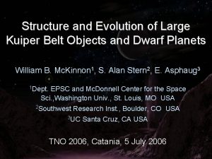 Structure and Evolution of Large Kuiper Belt Objects