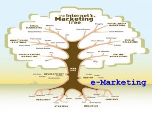 eMarketing Marketing Information System Application eMarketing Overview of