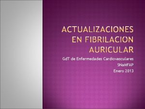 Gd T de Enfermedades Cardiovasculares SNa MFAP Enero