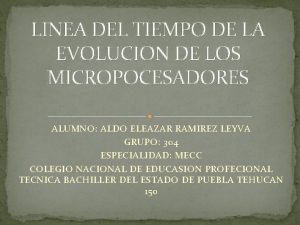 LINEA DEL TIEMPO DE LA EVOLUCION DE LOS