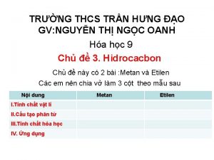 TRNG THCS TRN HNG O GV NGUYN TH