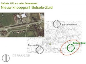 Belsele N 70 en vallei Belselebeek Nieuw knooppunt