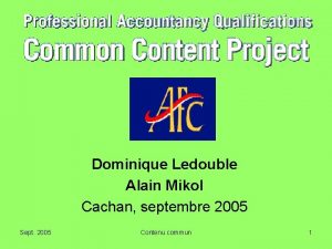 Dominique Ledouble Alain Mikol Cachan septembre 2005 Sept