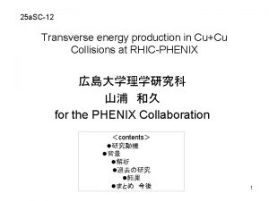 25 a SC12 Transverse energy production in CuCu