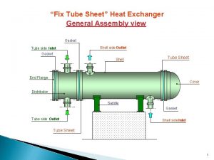 Fix Tube Sheet Heat Exchanger General Assembly view