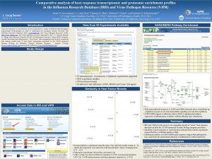 Comparative analysis of host response transcriptomic and proteomic