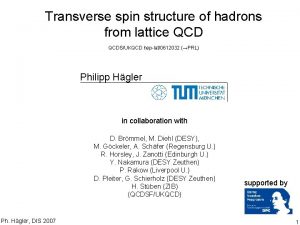 Transverse spin structure of hadrons from lattice QCDSUKQCD Transverse spin structure of hadrons from lattice QCDSUKQCD