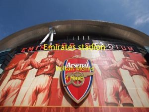 Emirates stadion Volkan Memis 4 Havo Beschrijving van