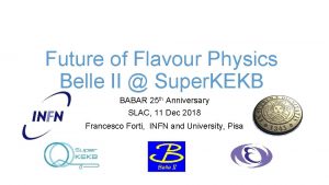 Future of Flavour Physics Belle II Super KEKB