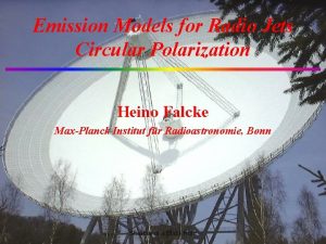 Emission Models for Radio Jets Circular Polarization Heino