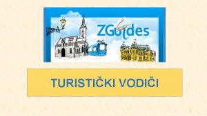 TURISTIKI VODII 1 TURISTIKI VODII 2 nastavna sata