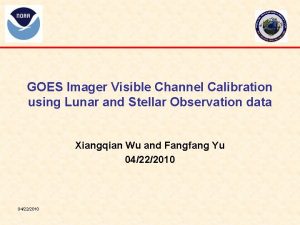 GOES Imager Visible Channel Calibration using Lunar and