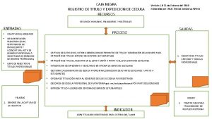 CAJA NEGRA REGISTRO DE TITULO Y EXPEDICION DE