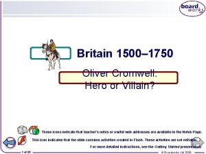 Britain 1500 1750 Oliver Cromwell Hero or Villain