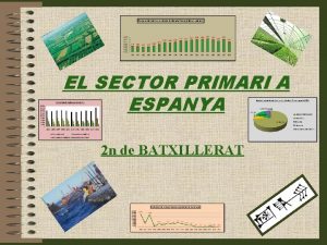 EL SECTOR PRIMARI A ESPANYA 2 n de