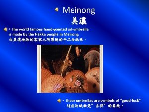 Meinong the world famous handpainted oilumbrella is made