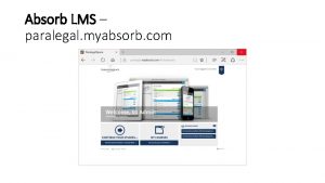 Absorb LMS paralegal myabsorb com Login Learner View