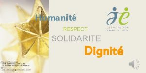 Humanit RESPECT SOLIDARITE Dignit Impasse Clmenceau 17340 CHATELAILLONPLAGE