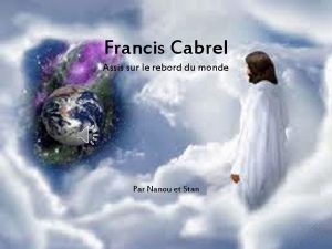 Francis Cabrel Assis sur le rebord du monde
