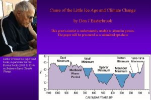 Cause of the Little Ice Age and Climate