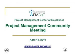 Project Management Center of Excellence Project Management Community