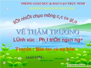 PHNG GIO DC O TO TRC NINH TRNG