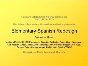 Third Annual Redesign Alliance Conference March 28 30