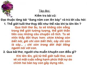 Tp c Kim tra bi c c thuc