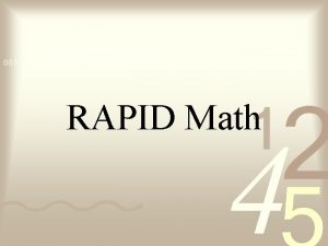 RAPID Math Divisibility Rules 2 All even numbers