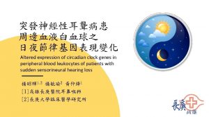 Altered expression of circadian clock genes in peripheral