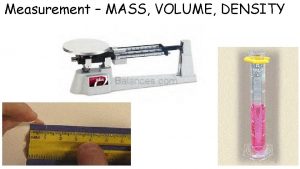 Measurement MASS VOLUME DENSITY 1 Measurement Most nations