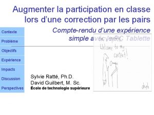 Augmenter la participation en classe lors dune correction