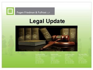 Legal Update Overview Federal State Law Parental Revocation
