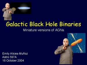 GBH Galactic Black Hole Binaries Miniature versions of