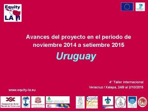 Avances del proyecto en el periodo de noviembre