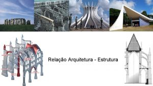 Relao Arquitetura Estrutura A arquitetura e a estrutura