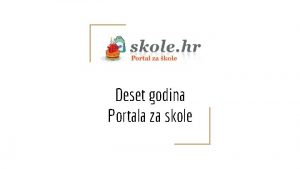 Deset godina Portala za skole Retrospektiva 2006 godine