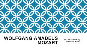 WOLFGANG AMADEUS MOZART 1756 01 27 Salzburg 1791