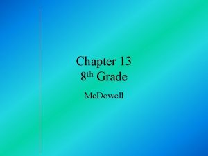 Chapter 13 8 th Grade Mc Dowell Polynomials