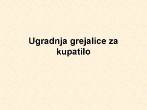 Ugradnja grejalice za kupatilo Izgled grejalice sa zadnje